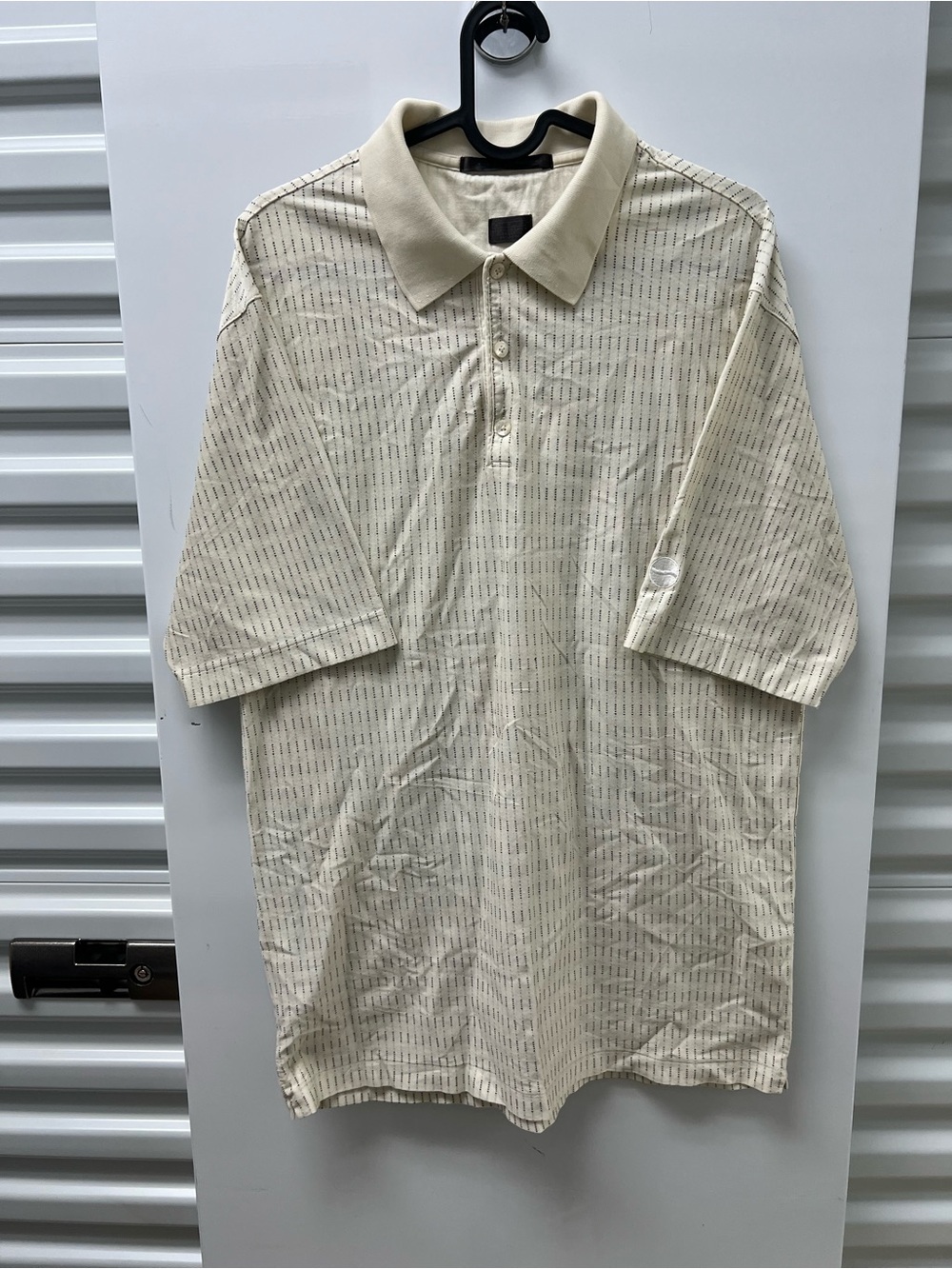 Vintage Tiger Woods Cream Polo